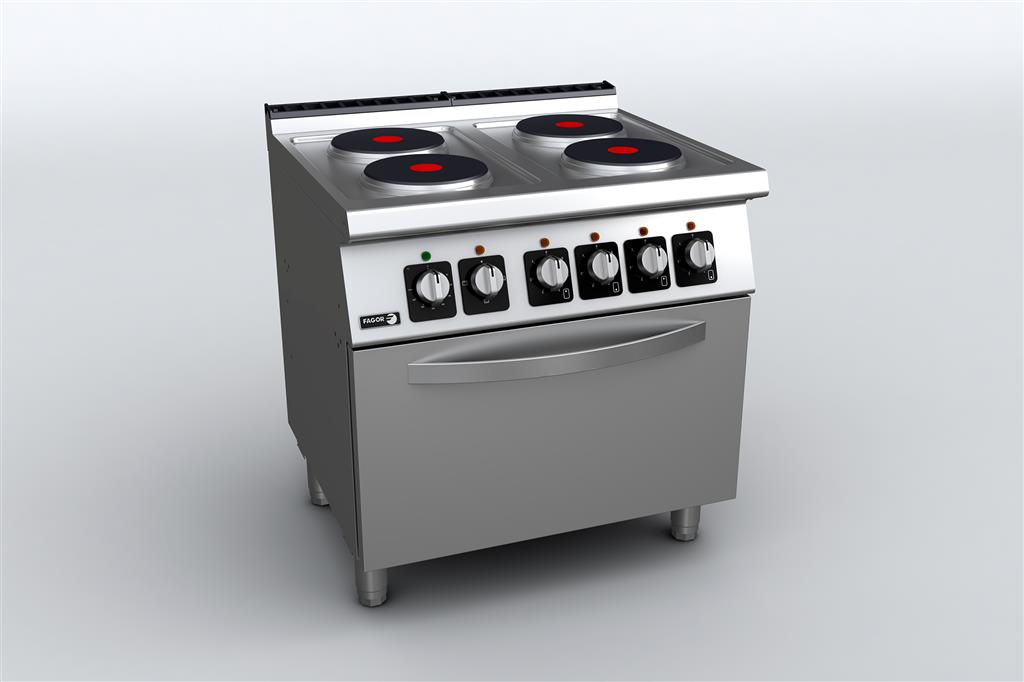 Fornuis Fagor 700 KORE elektrisch 4 bek met oven 